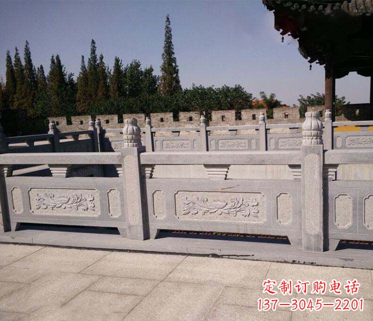 开封园林仿古石栏板景观石雕 (2)