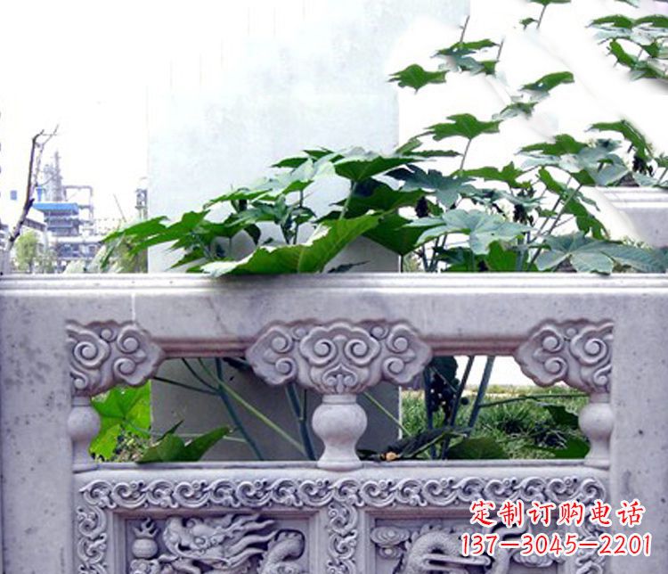 开封园林仿古石栏板景观石雕 (6)