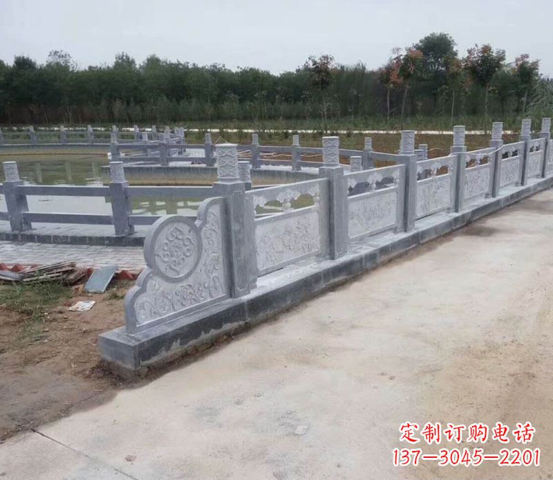 开封园林仿古石栏板景观石雕 (11)