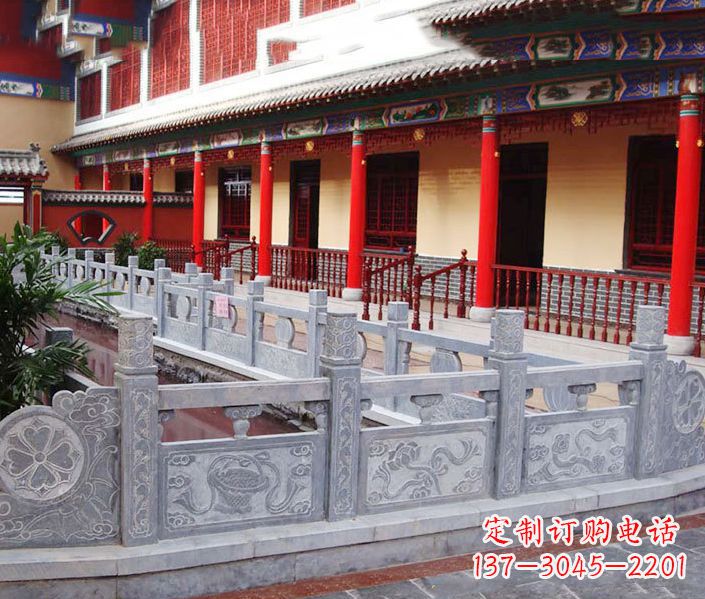 开封园林仿古石栏板景观石雕 (12)