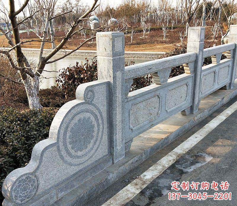 开封园林仿古石栏板景观石雕_1