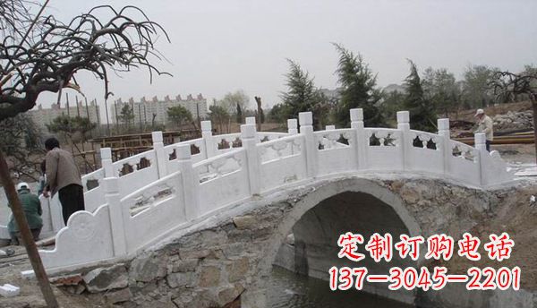 开封园林汉白玉大桥栏板景观石雕