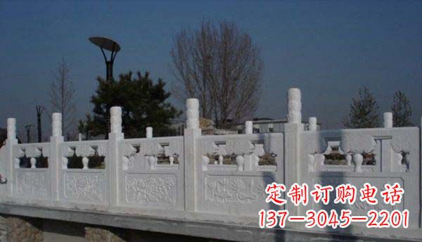开封园林汉白玉栏板景观石雕
