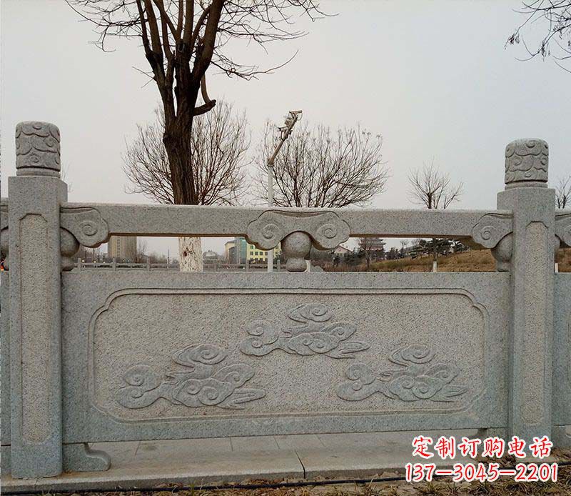开封园林护城河石栏板景观石雕