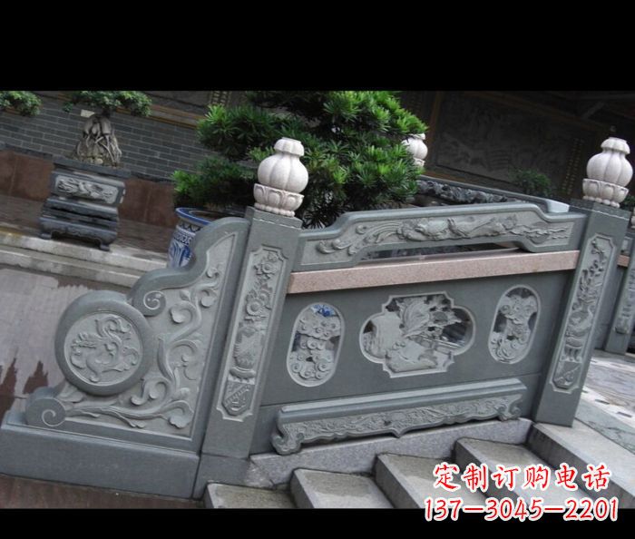 开封园林景观大理石栏板雕塑 (6)
