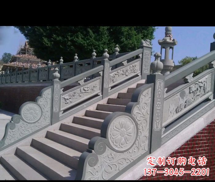 开封园林景观大理石栏板雕塑 (4)