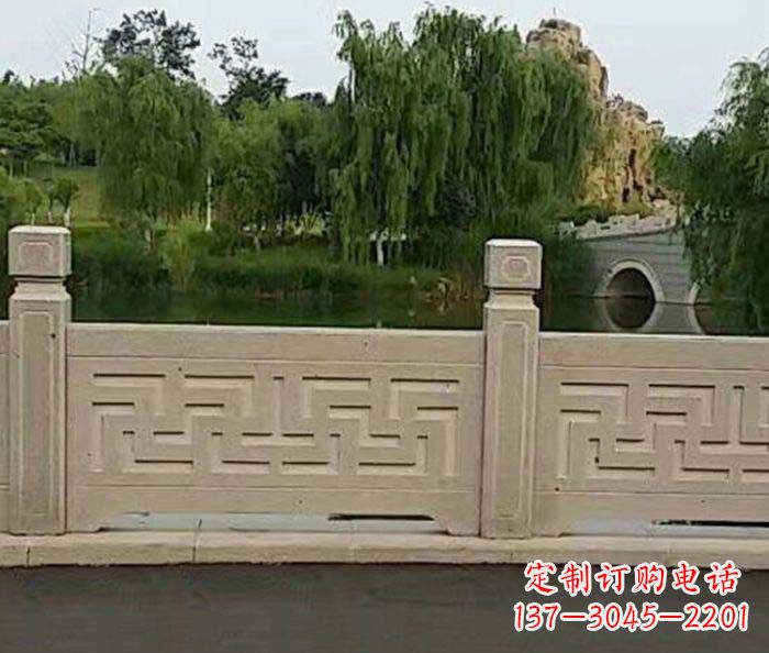 开封园林景观大理石栏板石雕 (4)