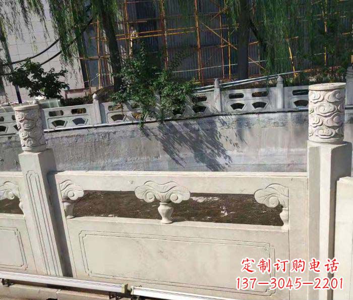 开封园林景观大理石栏板石雕 (6)