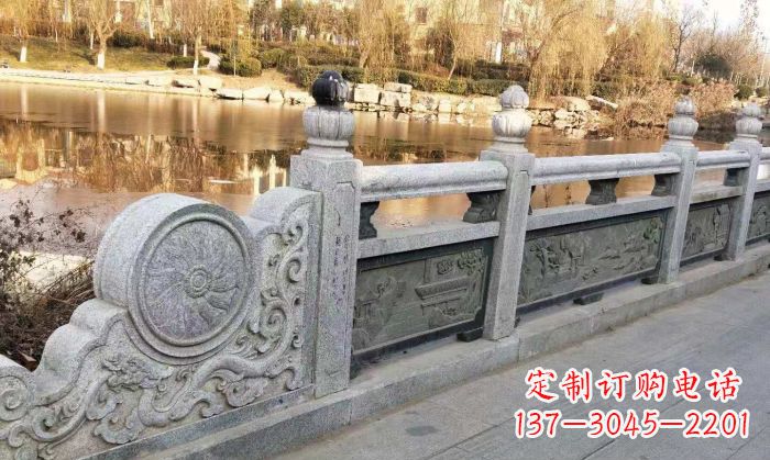 开封园林景观大理石栏板石雕 (10)
