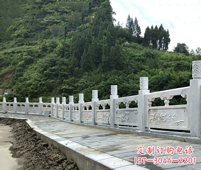 开封园林景观大理石栏板石雕_2
