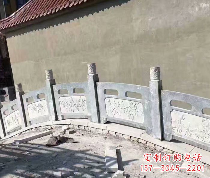 开封园林景观大理石桥栏板石雕 (5)
