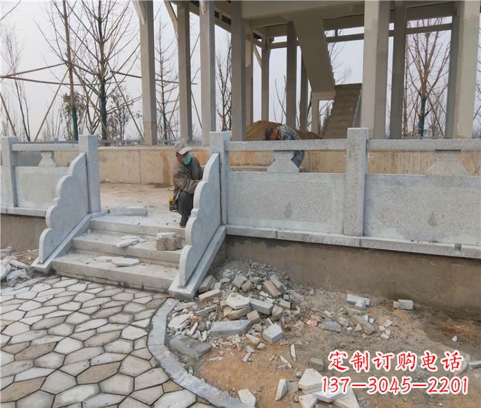 开封园林景观大理石桥栏板石雕_2 (2)