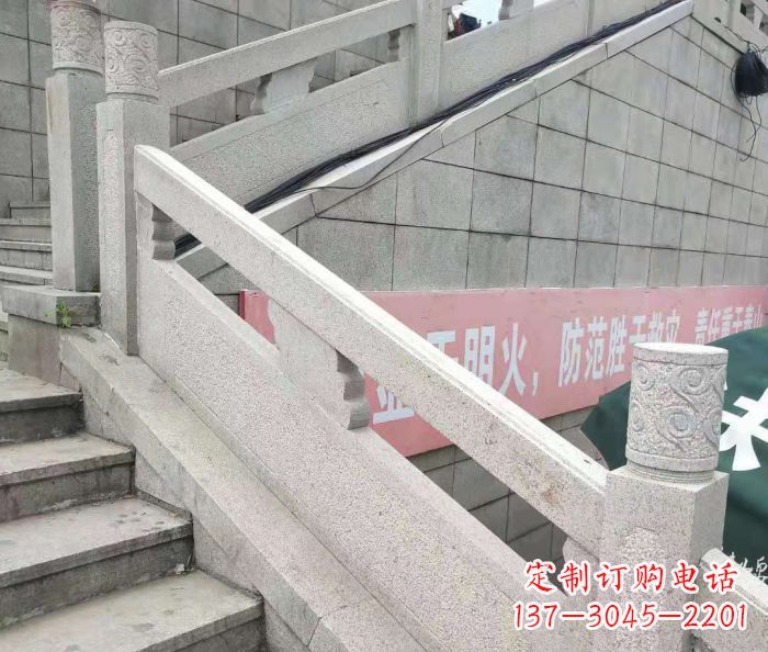 开封园林景观大理石桥栏板石雕_1 (2)