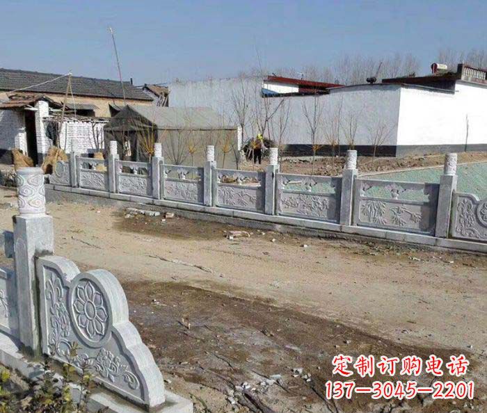 开封园林景观仿古栏板石雕