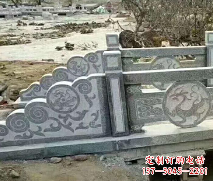 开封园林景观仿古石雕栏板 (10)