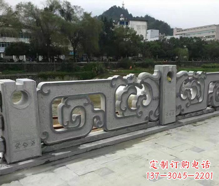 开封园林景观仿古石雕栏板_1