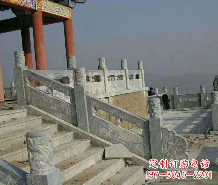 开封园林景观仿古石雕栏板