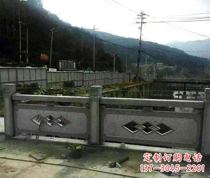 开封园林景观仿古石浮雕栏板 (2)