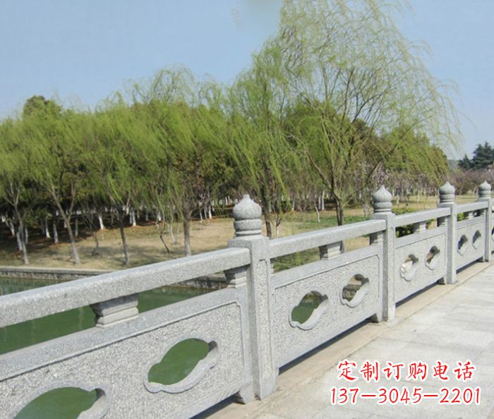 开封园林景观真山桥石雕栏板