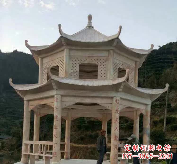 开封园林石雕凉亭