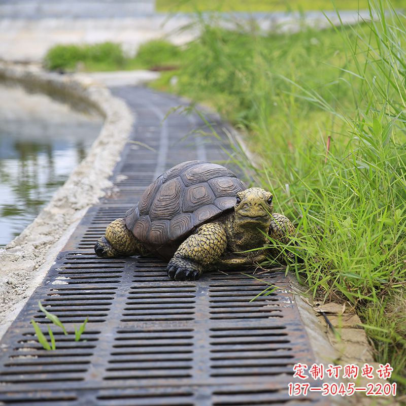 开封园林水景动物仿真乌龟雕塑