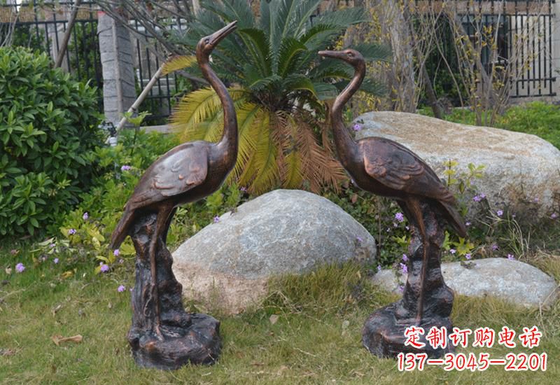 开封站立仙鹤雕塑 (2)