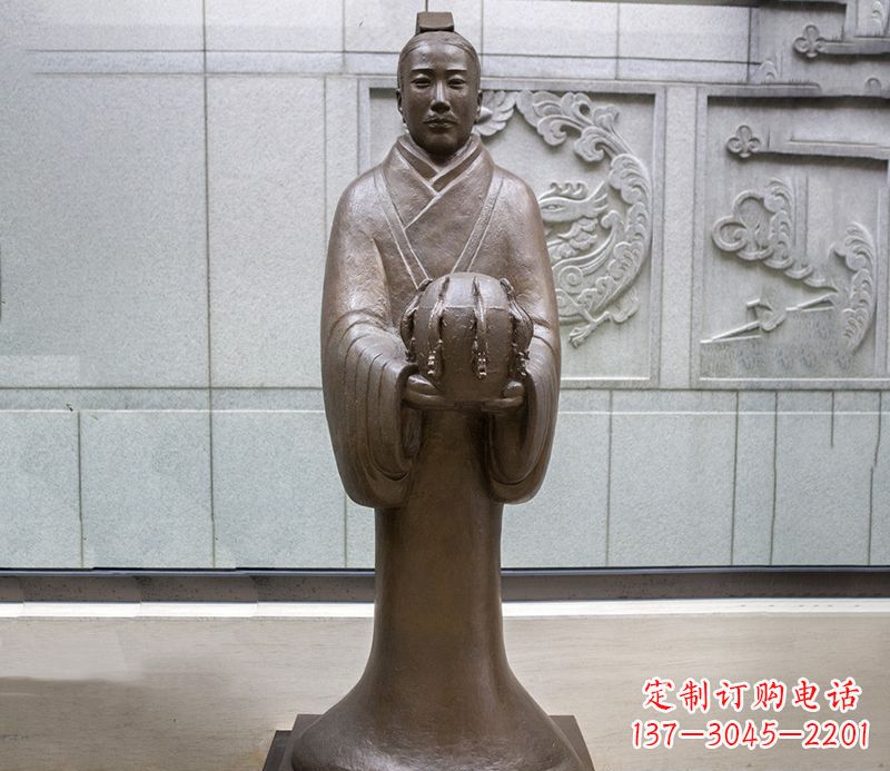 开封张衡科学家 人物铜雕