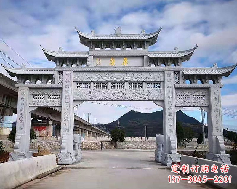 开封张掖石雕牌坊雕刻