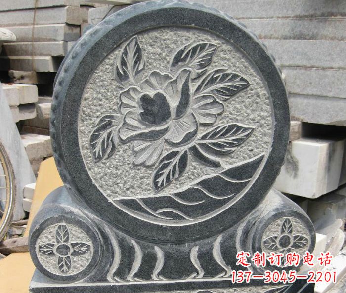 开封招财抱鼓石仿古石门墩