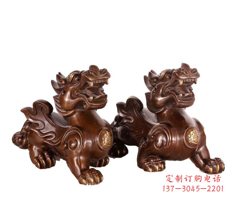 开封招财进宝貔貅铜雕