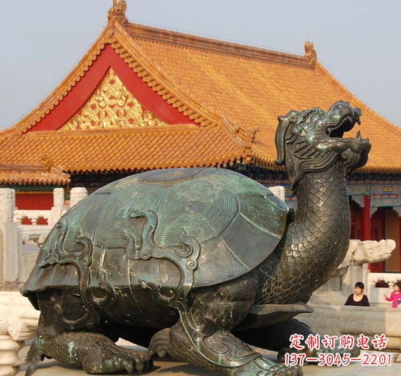 开封招财龙龟铜雕塑