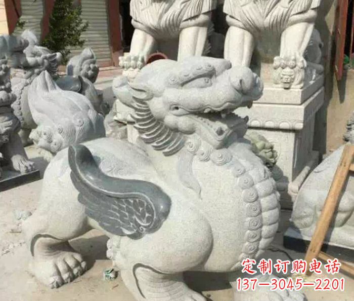 开封招财神兽仿古貔貅石雕