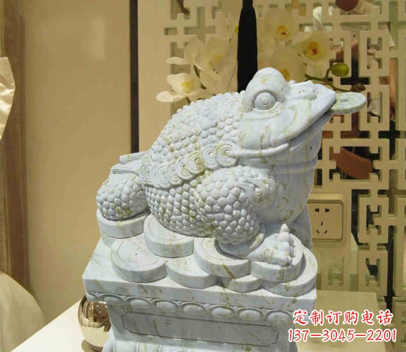 开封招财神兽金蟾石雕