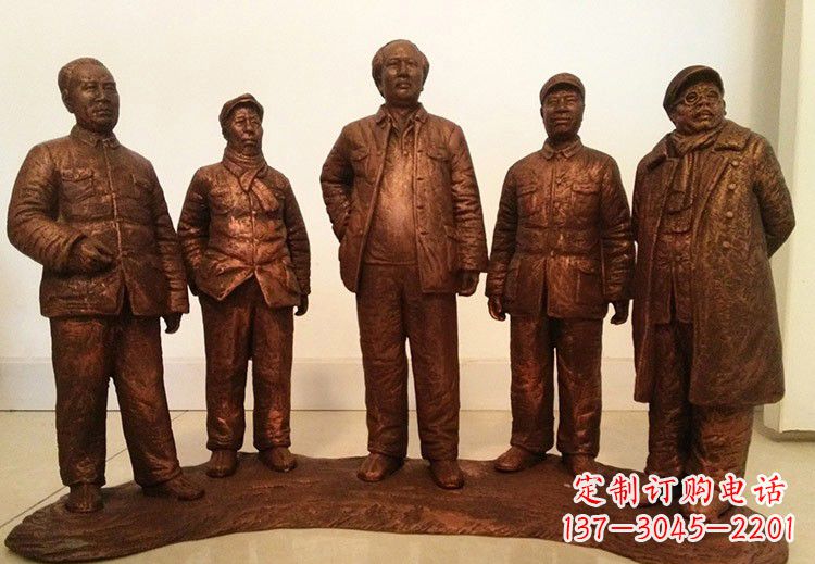 开封中国近代伟人系列铜雕像