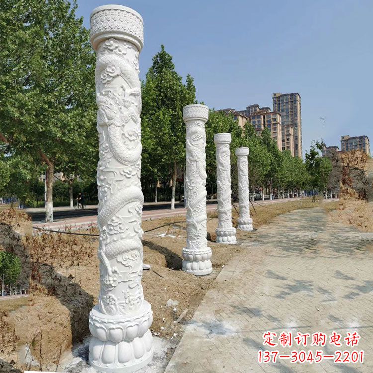 开封中国龙柱雕刻