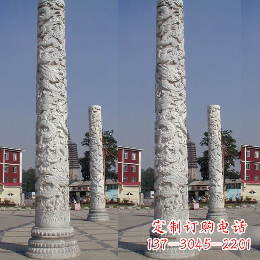 开封中国龙柱雕塑