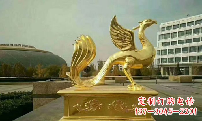 开封朱雀铜雕