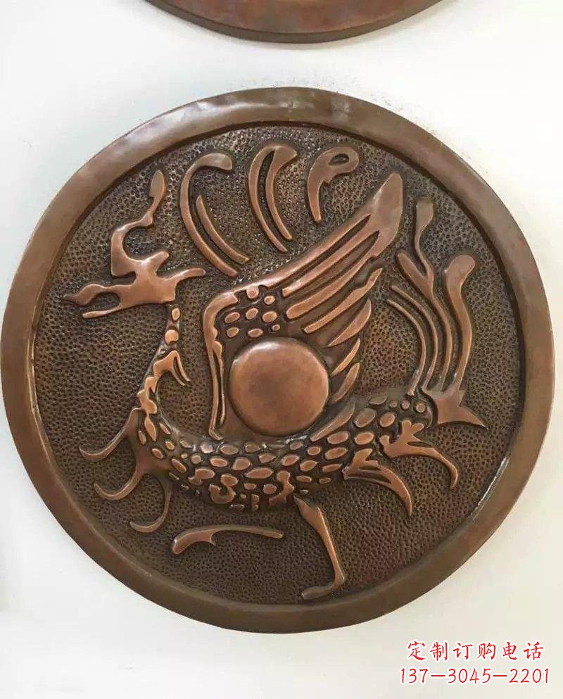 开封朱雀铜浮雕