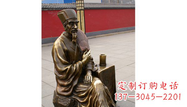 开封诸葛亮古代名人铜雕