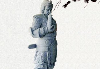 开封中国古代神话中的托塔天王石雕塑