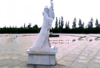 开封中国古代四大美女之王昭君广场石雕塑