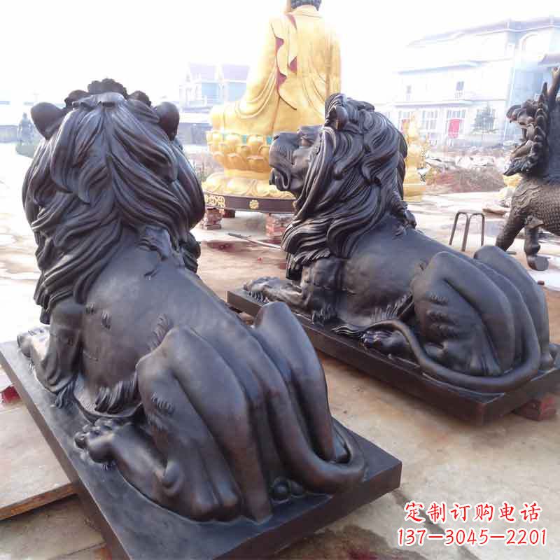 开封铸铜汇丰狮子