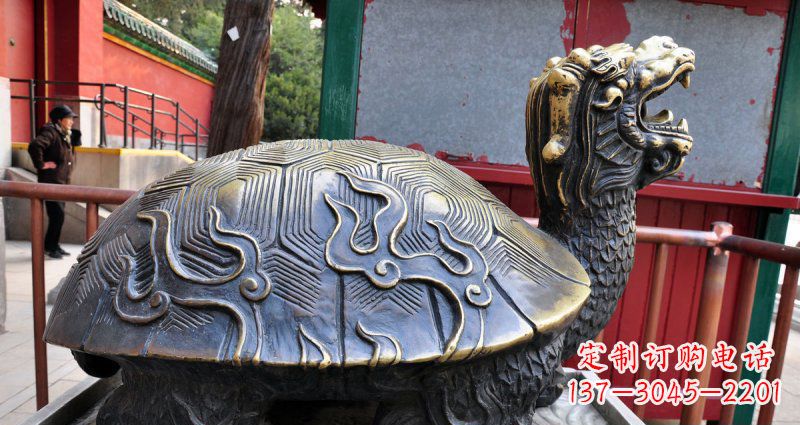 开封铸铜龙龟神兽铜雕