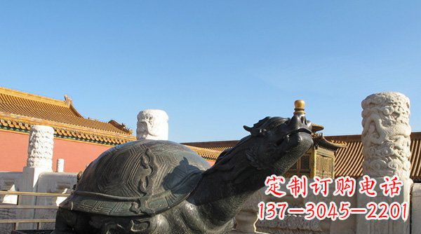 开封铸铜龙龟寺庙神兽铜雕