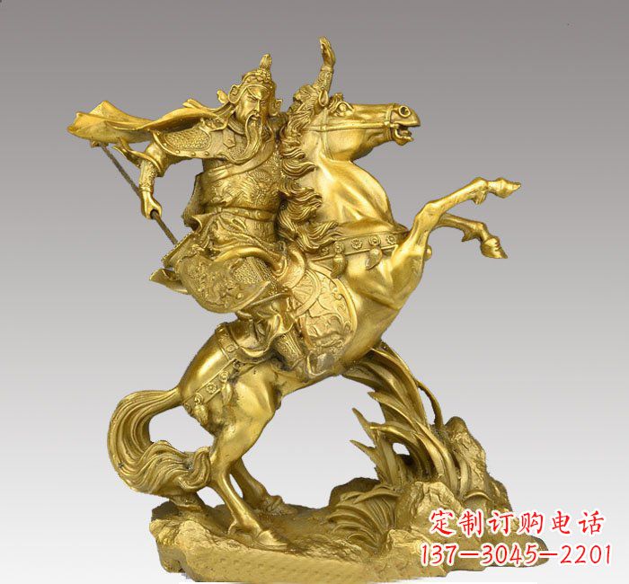 开封铸铜骑马关公