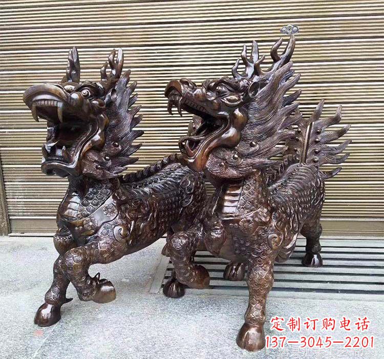 开封铸铜铜麒麟