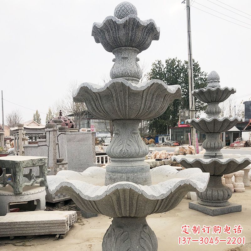 开封自然石雕流水喷泉