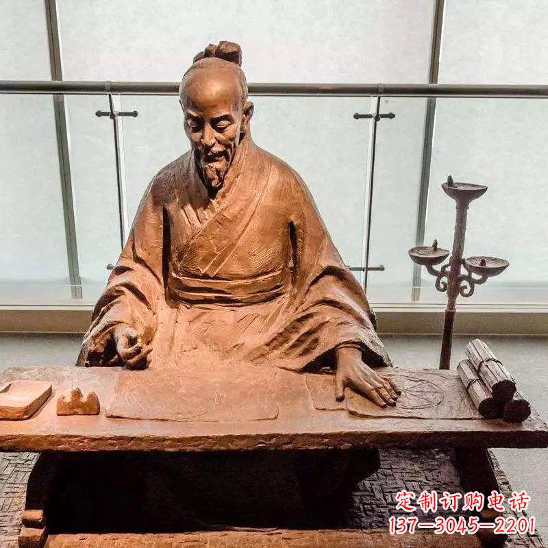 开封祖冲之圆周率情景小品雕塑-中国古代数学家著名历史人物