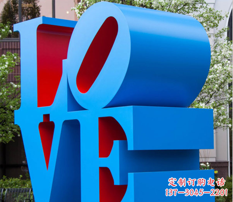 开封字母雕塑不锈钢