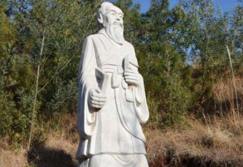 开封祖冲之汉白玉石雕像-公园景区中国古代名人雕塑
